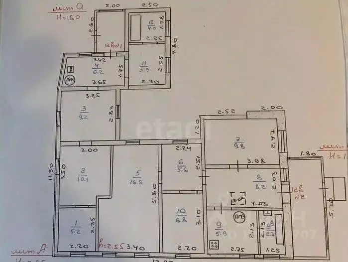 Дом в Курская область, Курск ул. 2-я Офицерская, 15 (113 м) - Фото 2