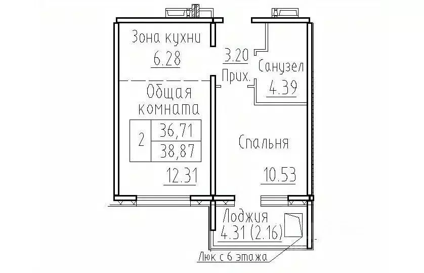 2-к кв. Новосибирская область, Новосибирский район, Мичуринский ... - Фото 0