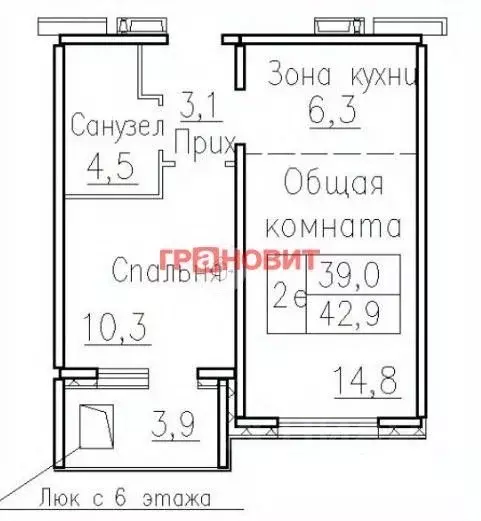 2-к кв. Новосибирская область, Новосибирский район, Мичуринский ... - Фото 1