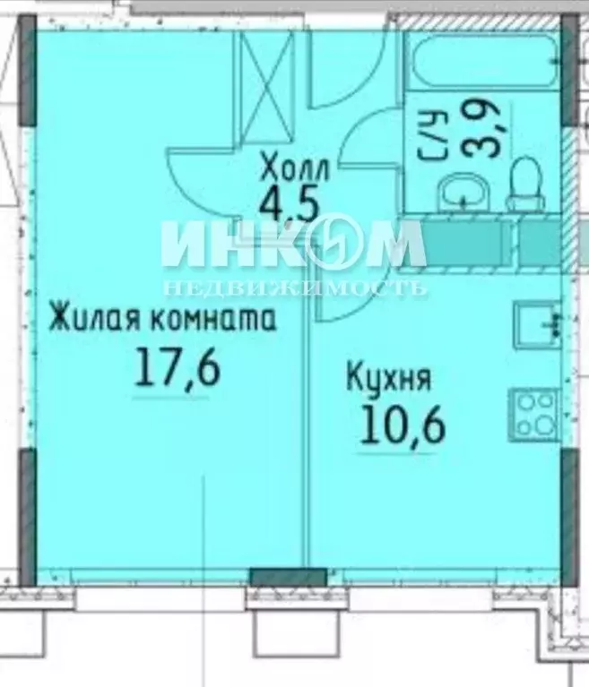 1-к кв. Московская область, Люберцы ул. Гоголя, 3 (36.6 м) - Фото 0