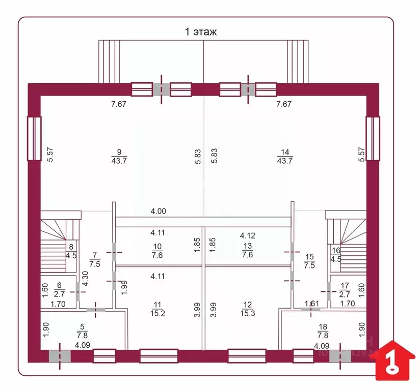Таунхаус в Омская область, Омск пос. Рыбачий, ул. 2-я Рыбачья, 23А ... - Фото 2