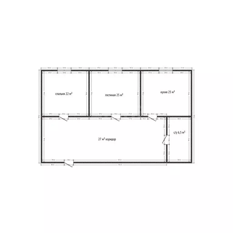 2-комнатная квартира: Махачкала, проспект Али-Гаджи Акушинского, ... - Фото 1