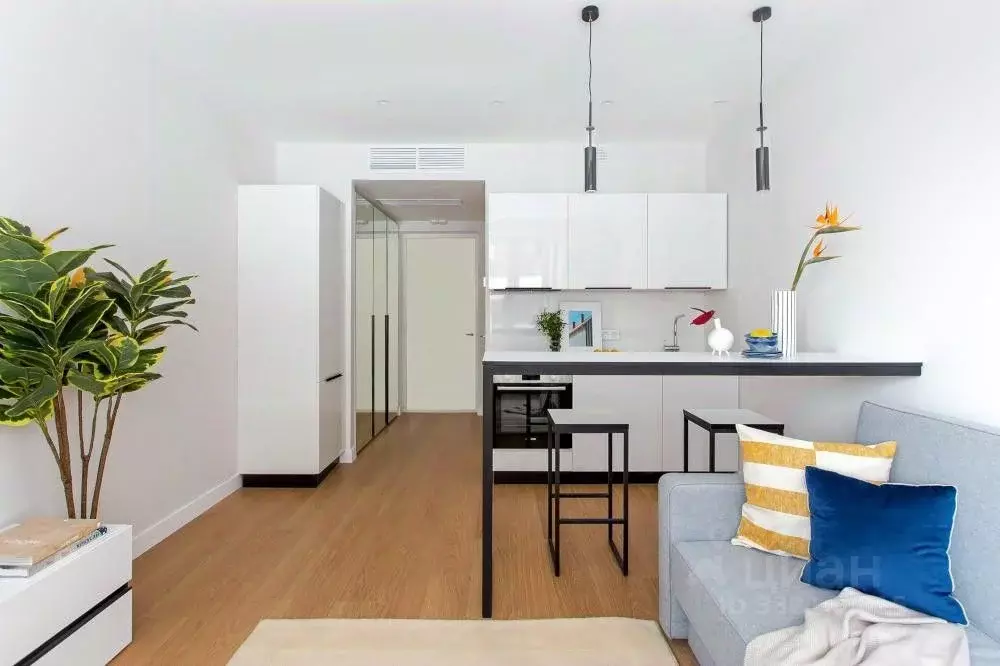 Студия Москва Автозаводская ул., 23Бк2 (22.0 м) - Фото 1