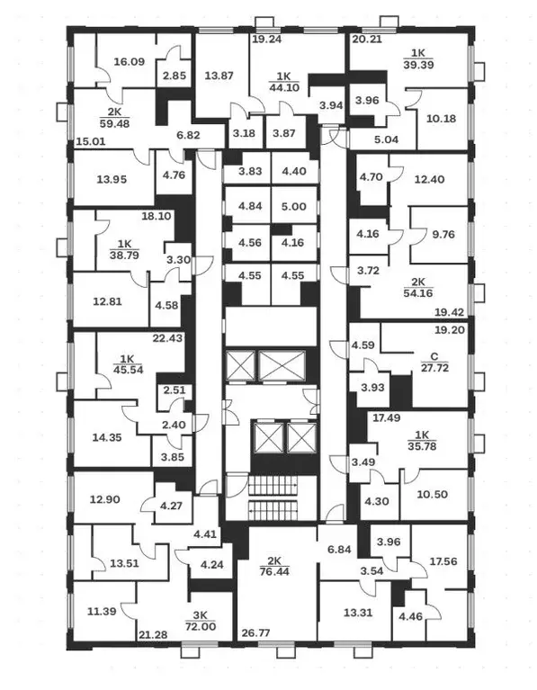 1-к кв. Тульская область, Тула ул. Академика Насоновой, 18 (35.78 м) - Фото 2