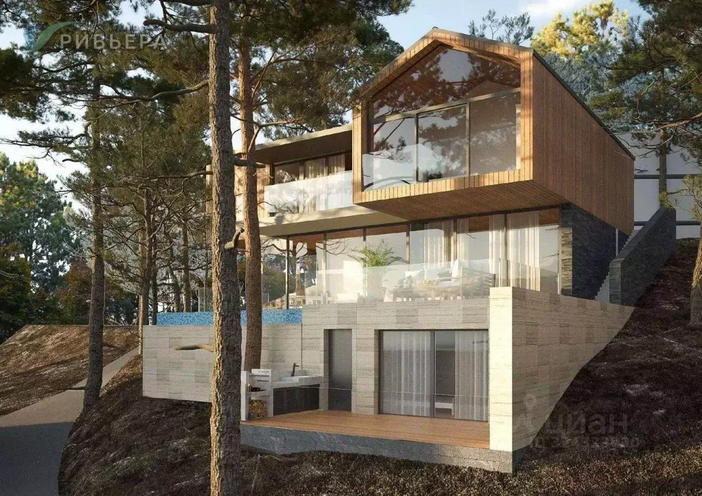 Дом в Крым, Ялта муниципальный округ, Восход пгт ул. Авроры (345 м) - Фото 1