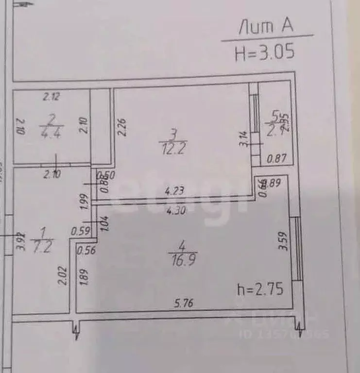 1-к кв. Краснодарский край, Анапа Алексеевка мкр, ул. Ленинградская, ... - Фото 2