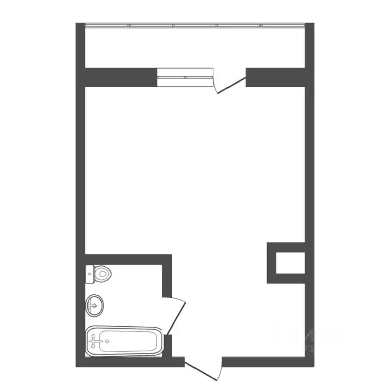 Студия Тюменская область, Тюмень ул. 30 лет Победы, 92 (16.3 м) - Фото 2