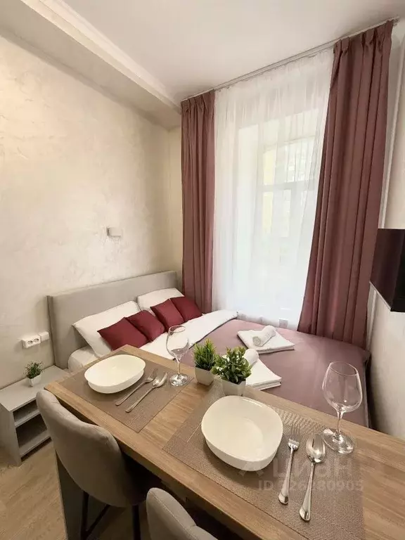 Студия Москва ул. Большая Якиманка, 35С1 (12.0 м) - Фото 2