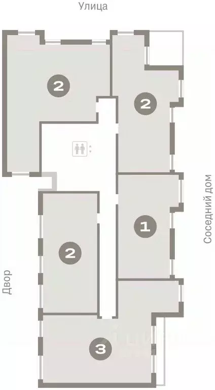 2-к кв. Новосибирская область, Новосибирский район, Краснообск рп, 3-й ... - Фото 1