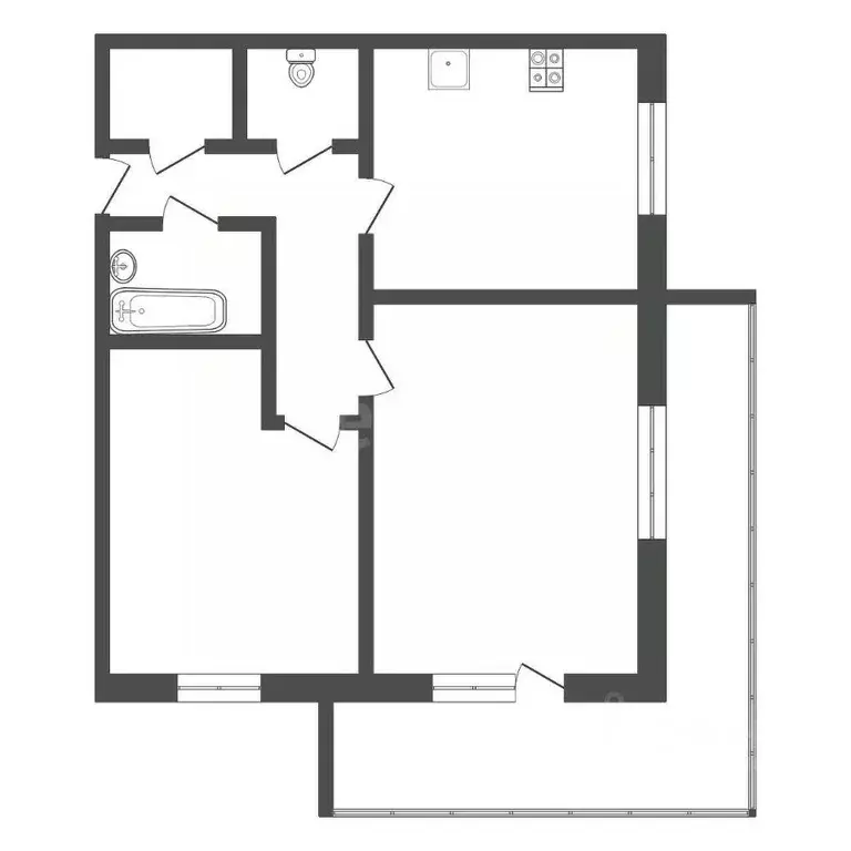 3-к кв. Тульская область, Тула Первомайская ул., 32А (101.8 м) - Фото 2