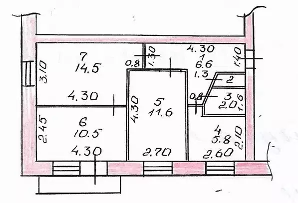 Продаётся 3-к квартира, 52 м - Фото 0