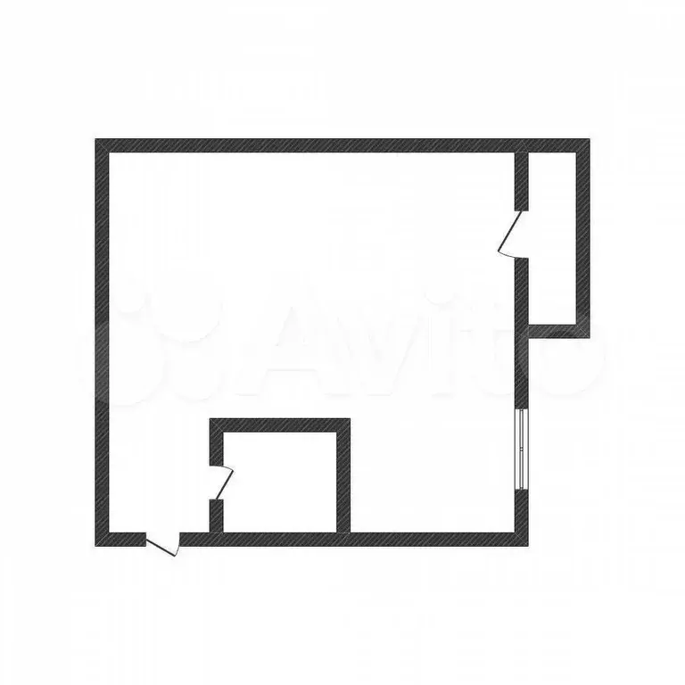 Квартира-студия, 28,8 м, 3/5 эт. - Фото 0