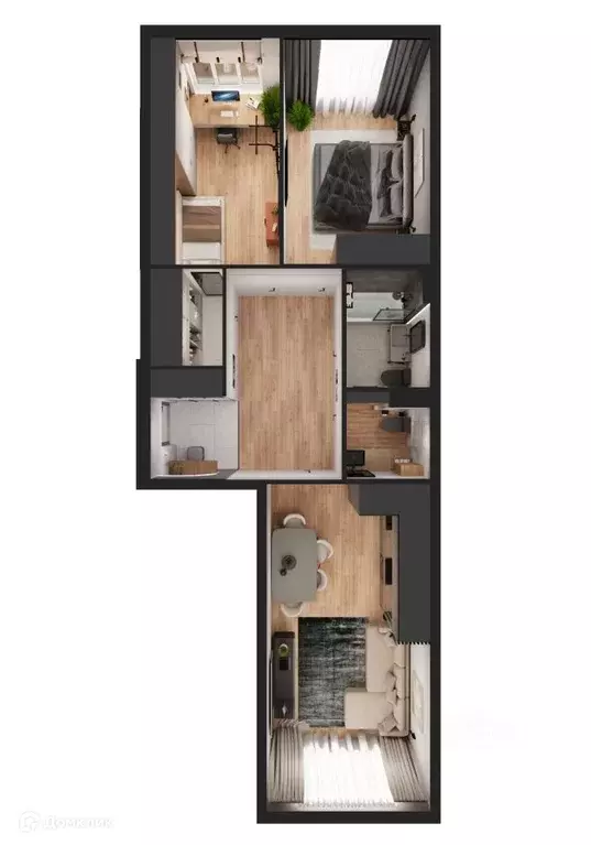 Продаётся 2-к квартира, 73.5 м - Фото 1