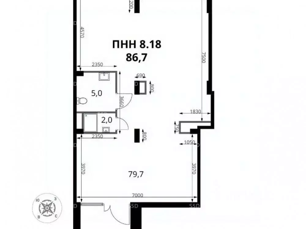 Торговая площадь в Московская область, Химки Подрезково мкр, ул. ... - Фото 2