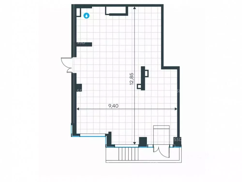 Торговая площадь в Москва Ильменский проезд, 8 (103 м) - Фото 2