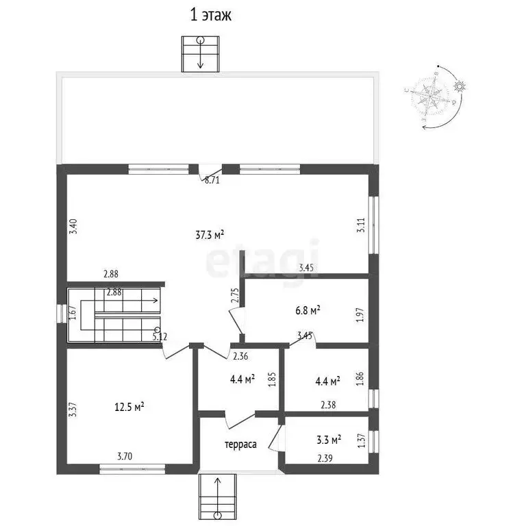 Дом в Московская область, городской округ Серпухов, КП Рай-Семёновское ... - Фото 2