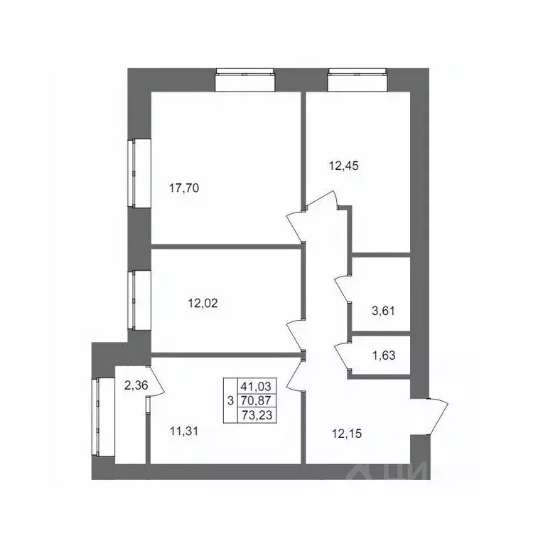 3-к кв. Волгоградская область, Волгоград Клубный дом на Жукова жилой ... - Фото 1