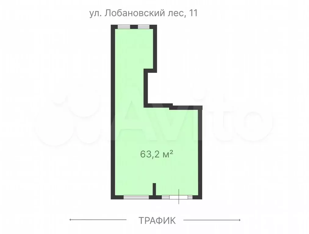 Помещение 63 м для вашего бизнеса - Фото 1