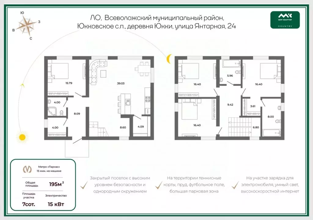 Дом в Ленинградская область, Всеволожский район, д. Юкки ш. ... - Фото 2