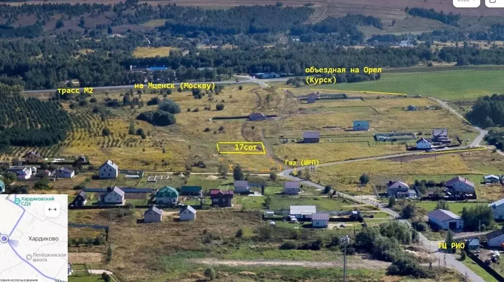 Участок в Орловская область, Орловский муниципальный округ, д. ... - Фото 2