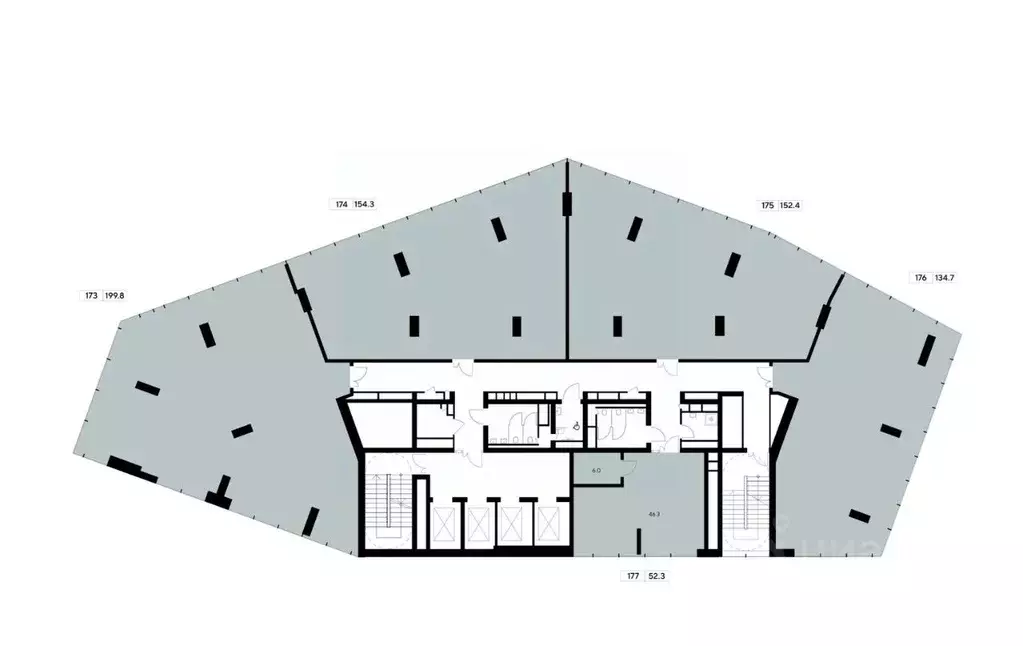 Офис в Москва Ярцевская ул., 21с2 (154 м) - Фото 1