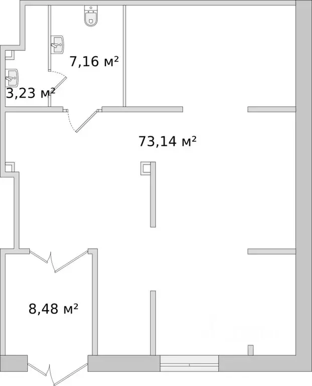 Помещение свободного назначения в Санкт-Петербург ул. Плесецкая, 24 ... - Фото 1