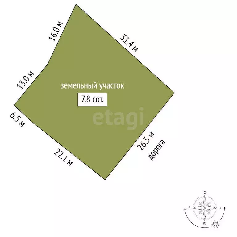Дом в городской посёлок Рахья, Школьная улица (71.4 м) - Фото 1