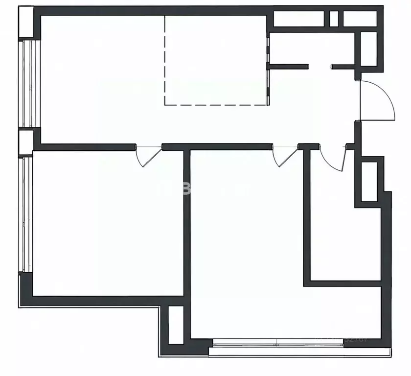 2-к кв. Москва Клинская ул., 2Ак7 (60.0 м) - Фото 2
