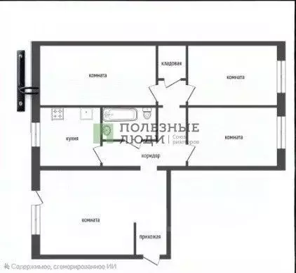 4-к кв. Красноярский край, Красноярск Краснодарская ул., 11 (81.6 м) - Фото 2