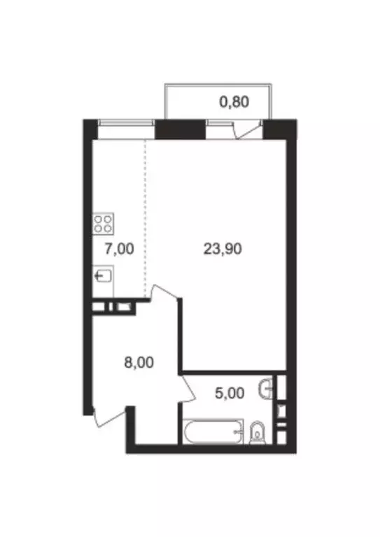 1-комнатная квартира: Ногинск, Юбилейная улица, 14Б (46.9 м) - Фото 0