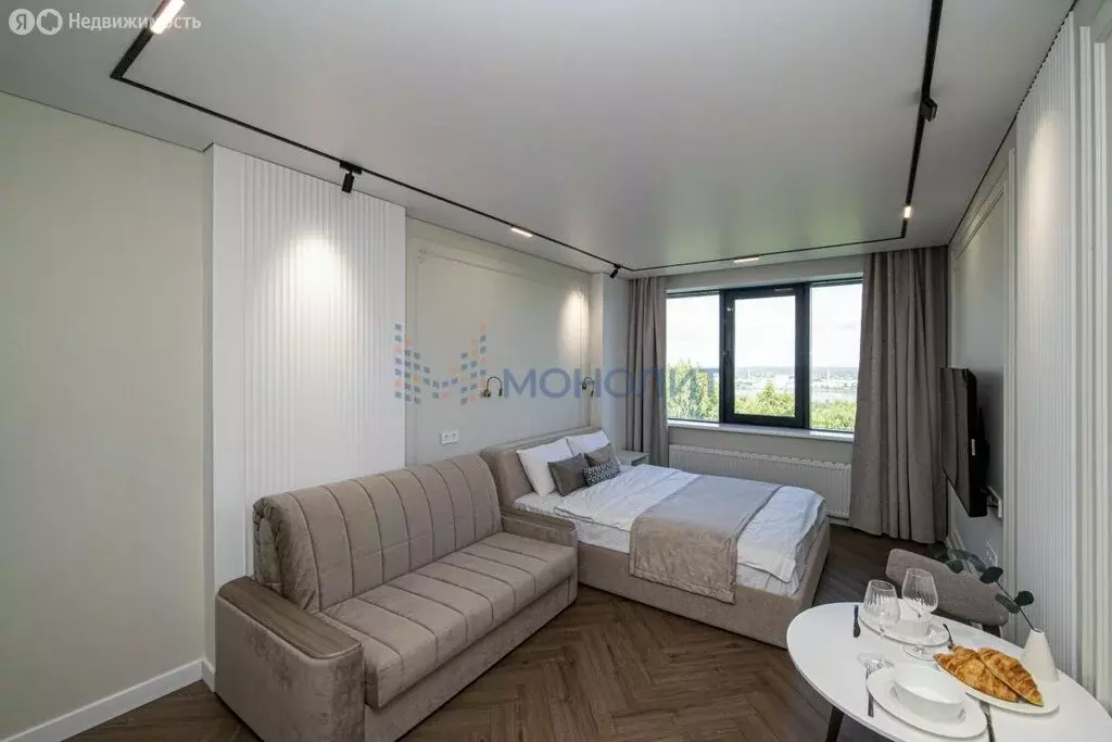 Квартира-студия: Нижний Новгород, улица Родионова, 136Б (27.1 м) - Фото 2