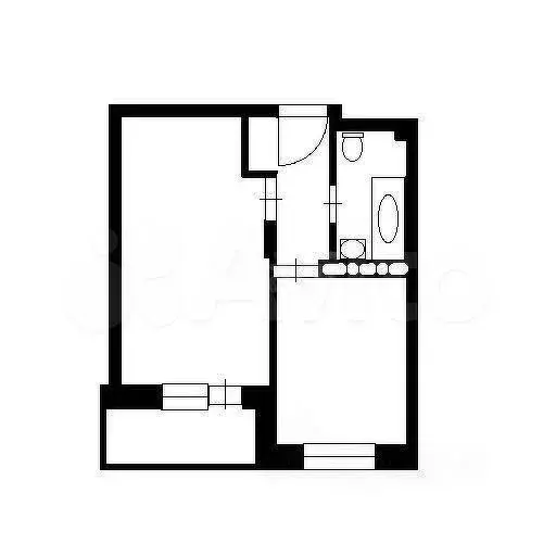 1-к. квартира, 35 м, 7/10 эт. - Фото 0
