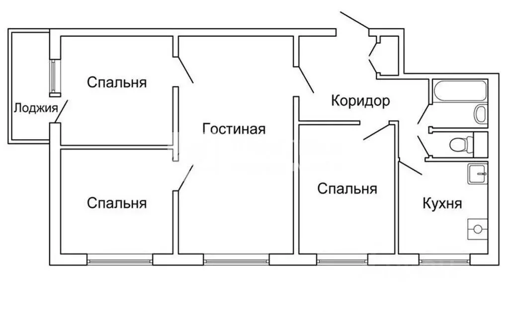 4-к кв. Московская область, Ногинск Богородский городской округ, ул. ... - Фото 2