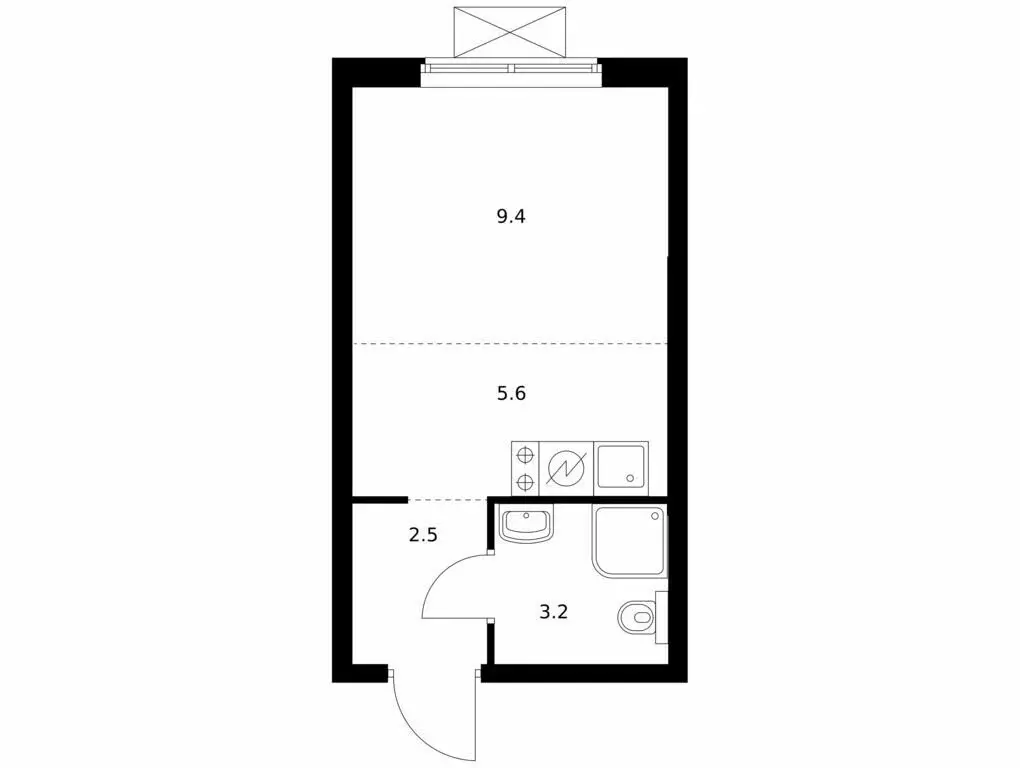 Квартира-студия: Владивосток, жилой комплекс Борисенко 48 (20.7 м) - Фото 0