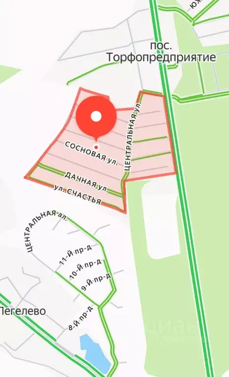 Участок в Ленинградская область, Гатчинский муниципальный округ, Тайцы ... - Фото 2