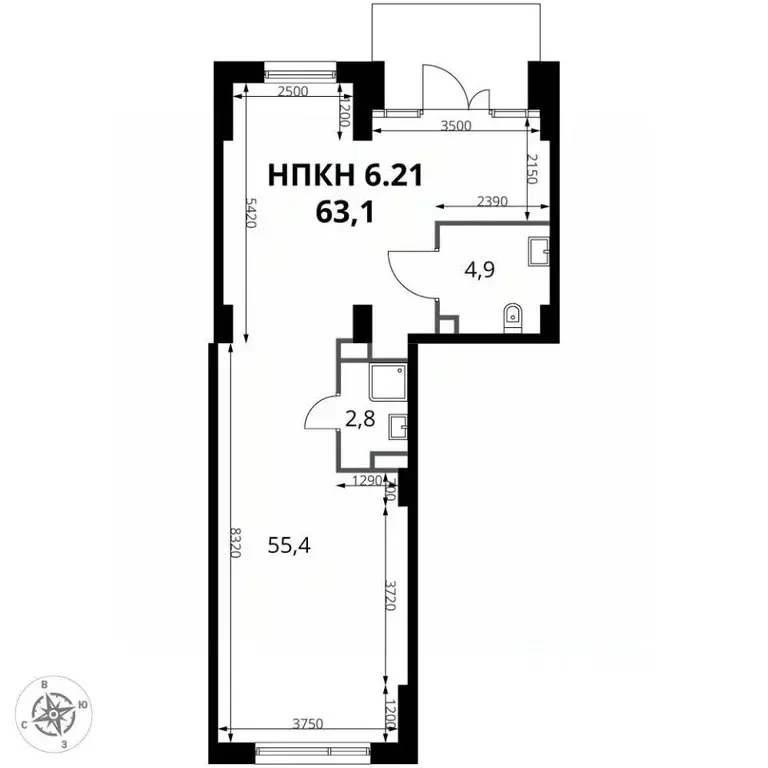 Помещение свободного назначения в Московская область, Химки ... - Фото 2
