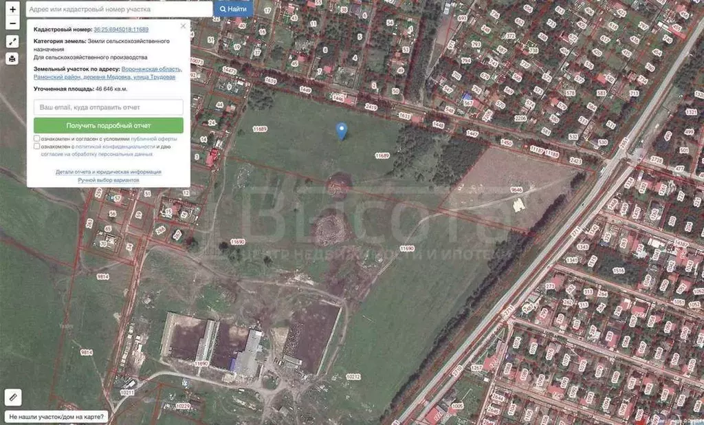 Участок в Воронежская область, Рамонский район, Новоживотинновское ... - Фото 2