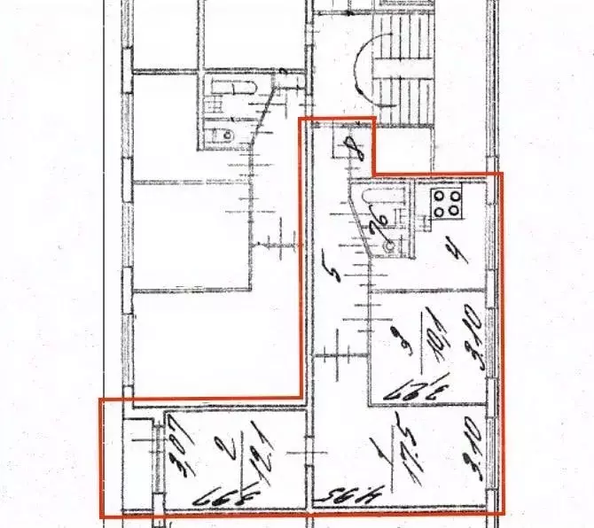 3-к кв. Санкт-Петербург ул. Вавиловых, 11К1 (59.4 м) - Фото 1