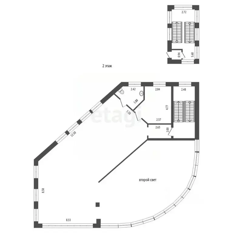 Офис в Красноярский край, Красноярск наб. Ярыгинская, 41 (657 м) - Фото 2