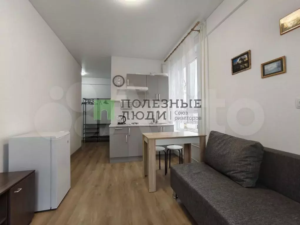 Квартира-студия, 17,3 м, 3/4 эт. - Фото 1