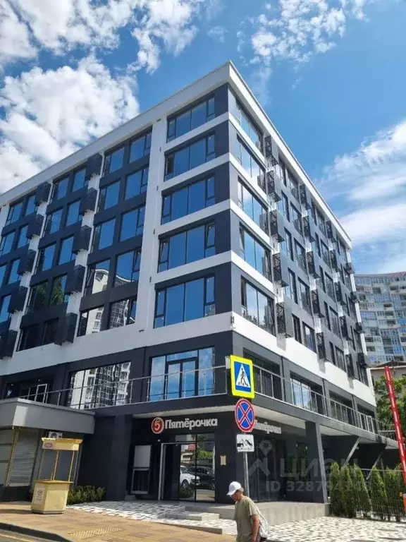 1-к кв. Краснодарский край, Сочи Светлана мкр, ул. Учительская, 10 ... - Фото 1