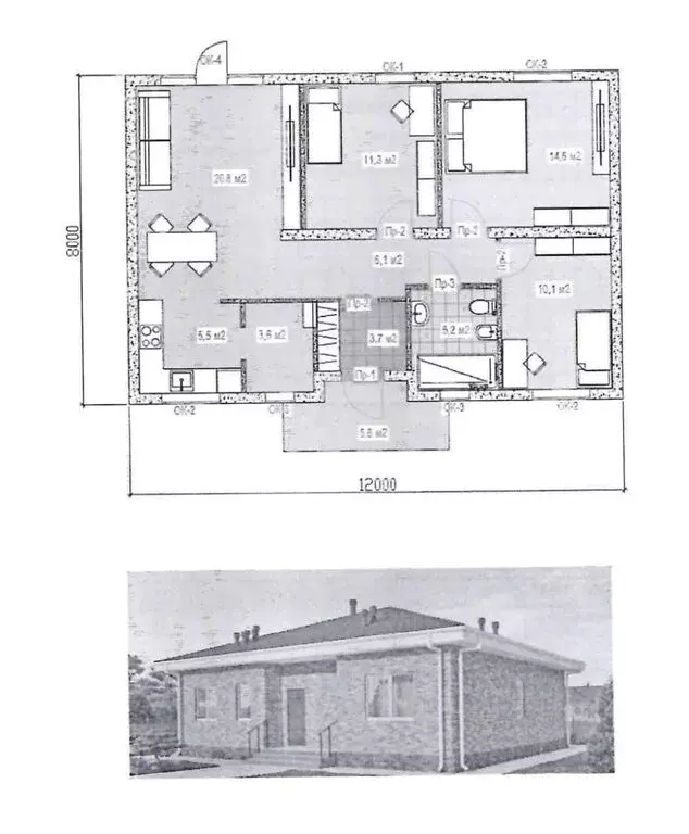 Дом в Калининградская область, Багратионовский муниципальный округ, ... - Фото 2