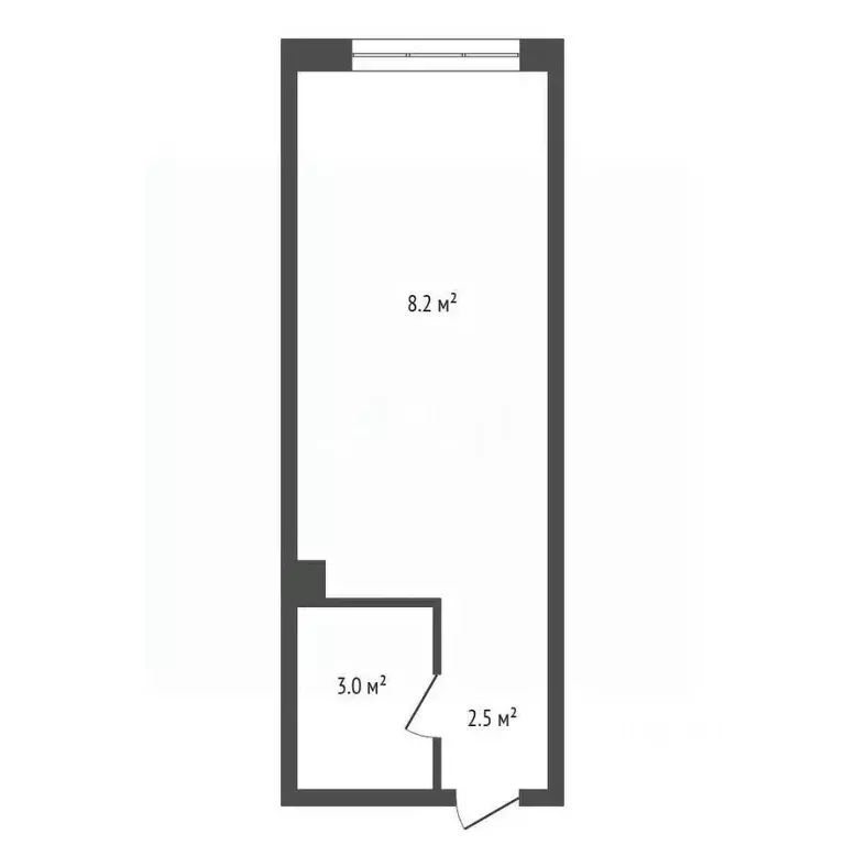 Студия Красноярский край, Красноярск Зеленая Роща мкр, ул. Воронова, ... - Фото 2