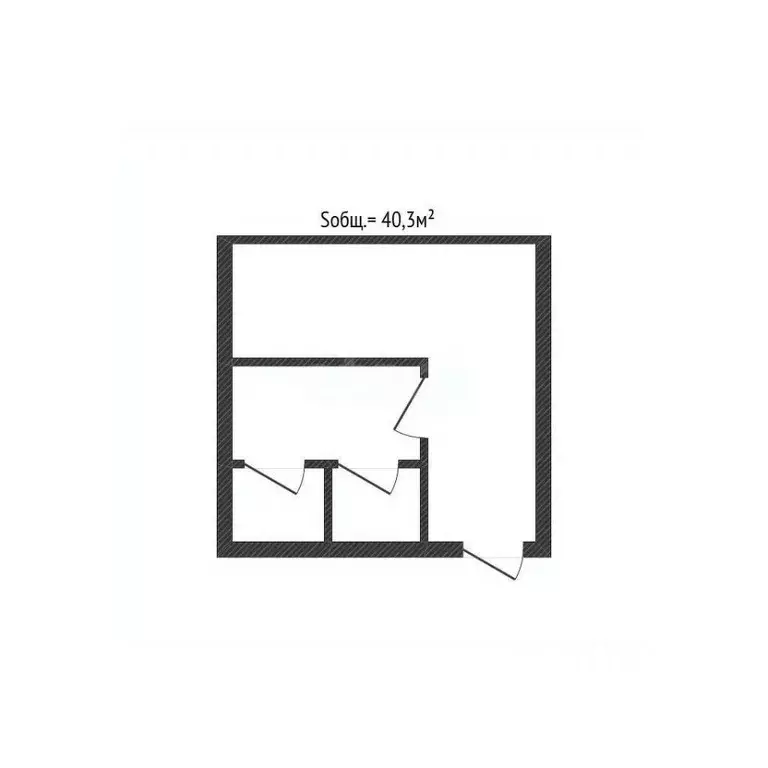 2-к кв. Брянская область, Клинцы ул. Рябка, 127 (40.3 м) - Фото 2