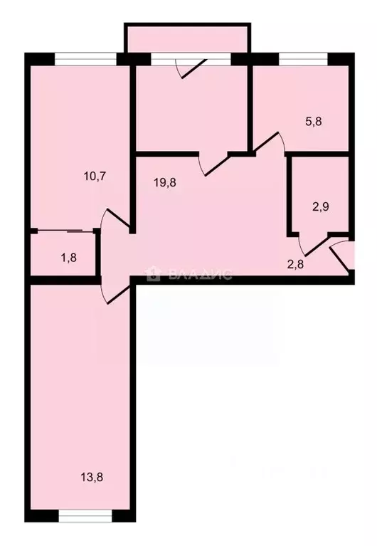 3-к кв. Владимирская область, Владимир ул. Белоконской, 15Б (57.6 м) - Фото 1