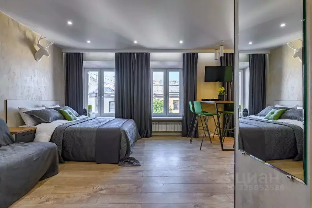 Студия Санкт-Петербург ул. Чайковского, 26 (30.0 м) - Фото 1