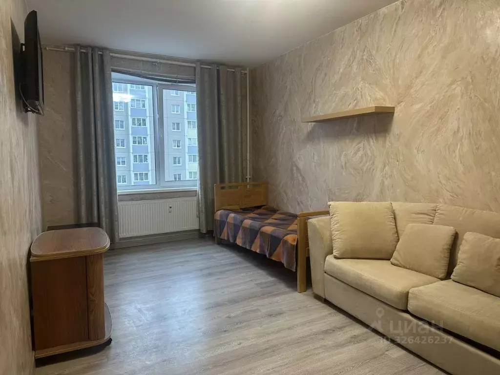 1-к кв. Ленинградская область, Всеволожск Южный мкр, ул. Московская, ... - Фото 2