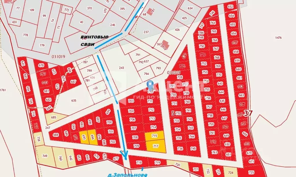 Участок в Ивановская область, Ивановский район, Коляновское с/пос, с. ... - Фото 2