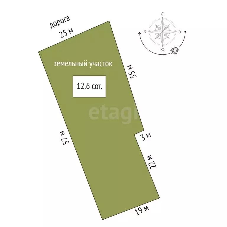 Участок в Неклиновский район, Новобессергеневское сельское поселение, ... - Фото 1