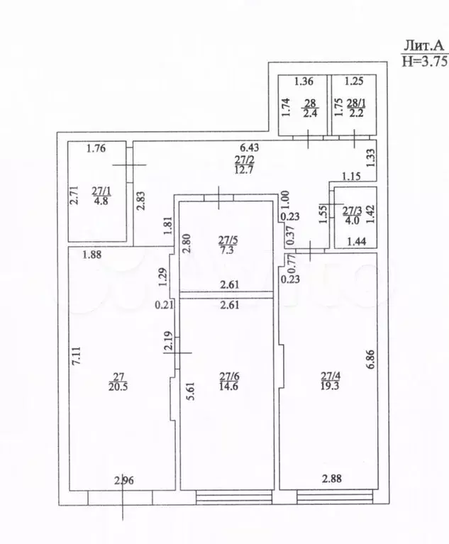 Помещение свободного назначения 90.4 м2 - Фото 0